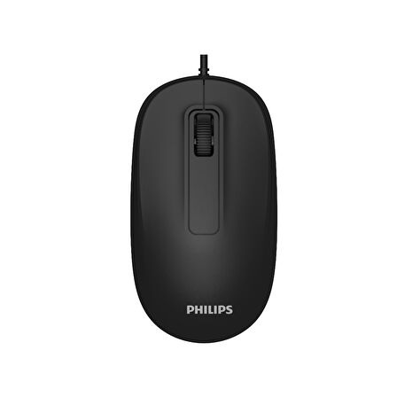 Philips SPT6238 USB Kablolu Multimedia Sessiz Türkçe Q Klavye Mouse Seti Siyah