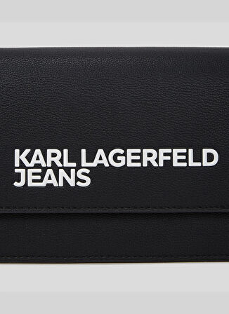 Karl Lagerfeld Jeans Deri Siyah Kadın Omuz Çantası 246J3089