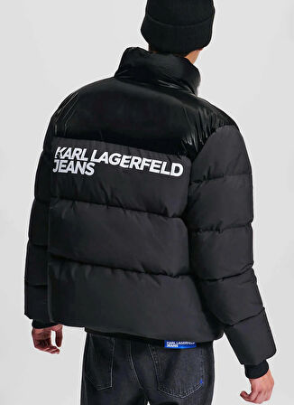 Karl Lagerfeld Jeans Siyah Erkek Mont 246D1507_KLJ MIX MATERIAL PUFFER