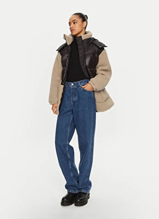 KARL LAGERFELD Bej - Siyah Kadın Mont 246W1500