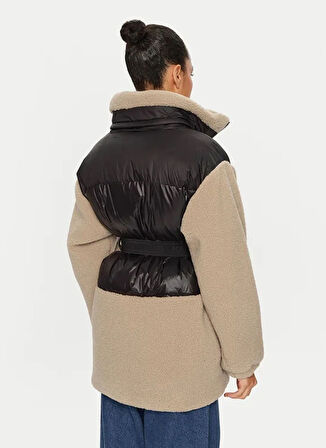 KARL LAGERFELD Bej - Siyah Kadın Mont 246W1500