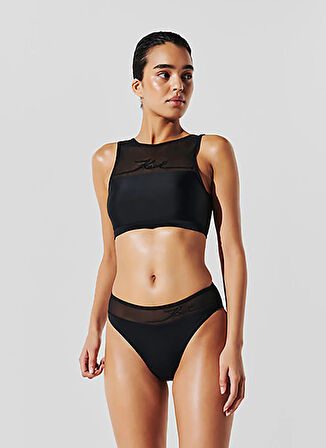KARL LAGERFELD Siyah Kadın Bikini Üst A1W46034
