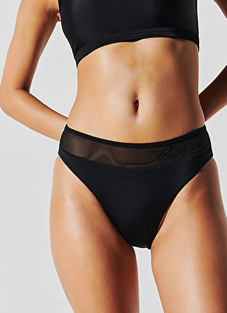 KARL LAGERFELD Siyah Kadın Bikini Alt A1W46035
