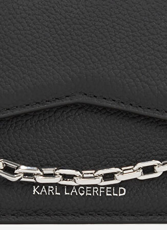 KARL LAGERFELD Deri Siyah Kadın Çapraz Çanta A1W32037999