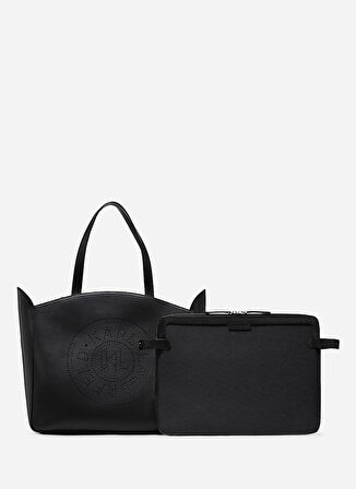 KARL LAGERFELD Deri Siyah Kadın El Çantası A1W30216999