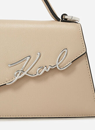 KARL LAGERFELD Deri Bej Kadın Çapraz Çanta A1W304581kx