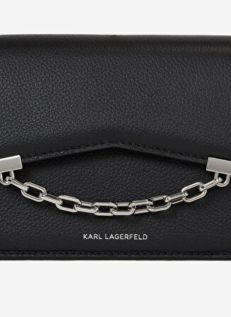KARL LAGERFELD Deri Siyah Kadın Çapraz Çanta A1W30446999