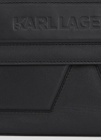 KARL LAGERFELD Deri Siyah Kadın Omuz Çantası A1W30154999