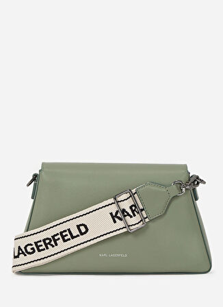 KARL LAGERFELD Deri Yeşil Kadın Çapraz Çanta A2W301981lb