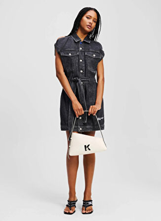 Karl Lagerfeld Jeans Denim Elb, L, Siyah