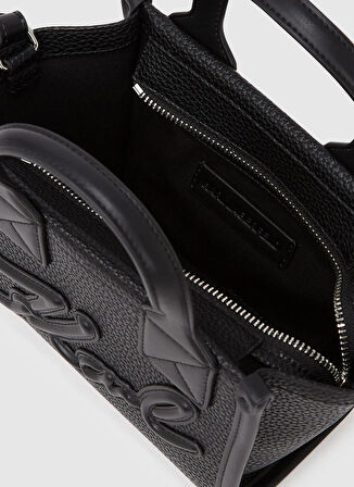 KARL LAGERFELD Deri Siyah Kadın El Çantası A3W300281av