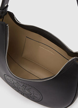 KARL LAGERFELD Deri Siyah Kadın Omuz Çantası A3W30060999