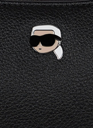 KARL LAGERFELD Deri Siyah Kadın Omuz Çantası A3W30107999