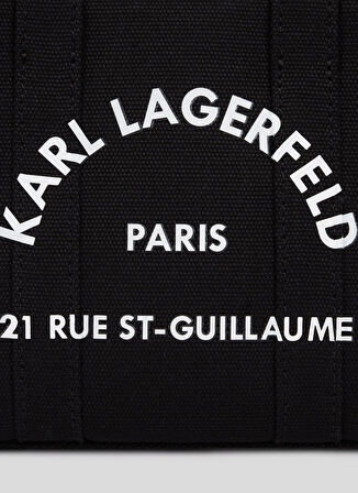 KARL LAGERFELD İnek Derisi Siyah Kadın El Çantası A3W50118999