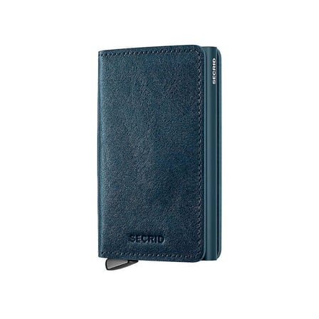 Secrid Premium Slimwallet+ Basco Kartlık Cüzdan, Pet.Mavi