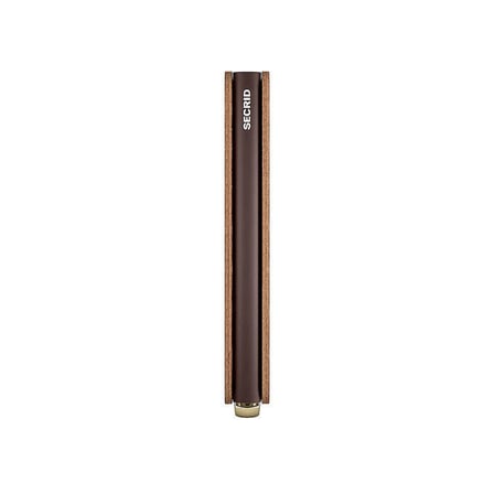 Secrid Premium Slimwallet+ Emboss Lines Kartlık Cüzdan, Kahve