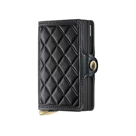 Secrid Premium Twinwallet+ Emboss Diamond Kartlık Cüzdan, Siyah