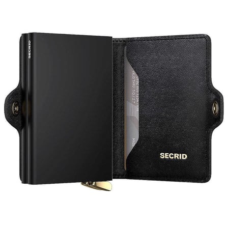 Secrid Premium Twinwallet+ Emboss Diamond Kartlık Cüzdan, Siyah