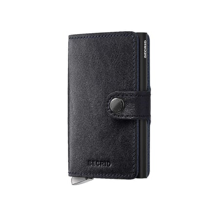 Secrid Premium Miniwallet+ Basco Kartlık Cüzdan, Siyah