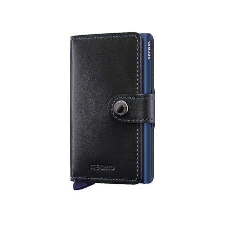 Secrid Miniwallet Original Kartlık Cüzdan, Siyah-Lacivert