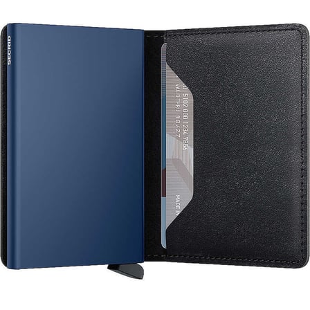 Secrid Slimwallet Original Kartlık Cüzdan, Siyah-Lacivert