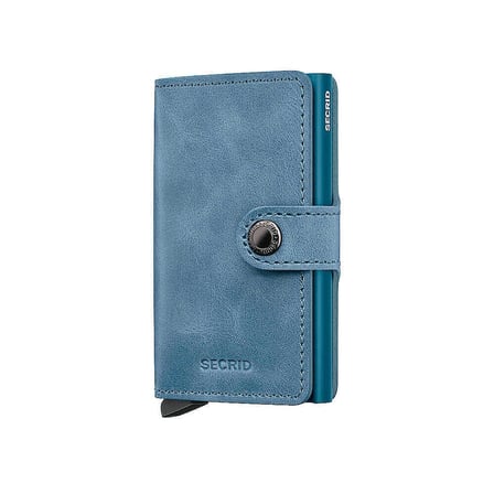 Secrid Miniwallet Vintage Kartlık Cüzdan, Mavi