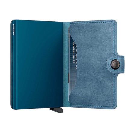Secrid Miniwallet Vintage Kartlık Cüzdan, Mavi