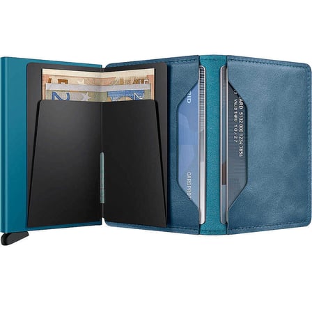 Secrid Slimwallet Vintage Kartlık Cüzdan, Mavi