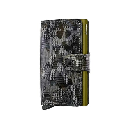 Secrid Miniwallet Jungle Kartlık Cüzdan, Siyah-Yeşil