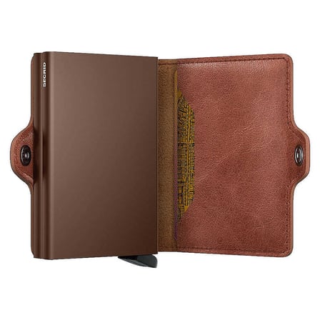 Secrid Twinwallet Vintage Kartlık Cüzdan, Kahve