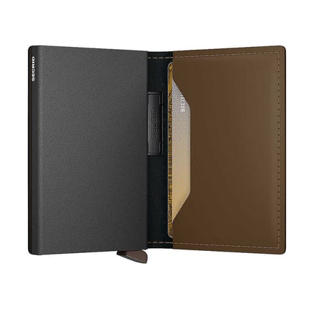 Secrid Bandwallet Matte powder Kartlık Cüzdan, Kahve-Bej
