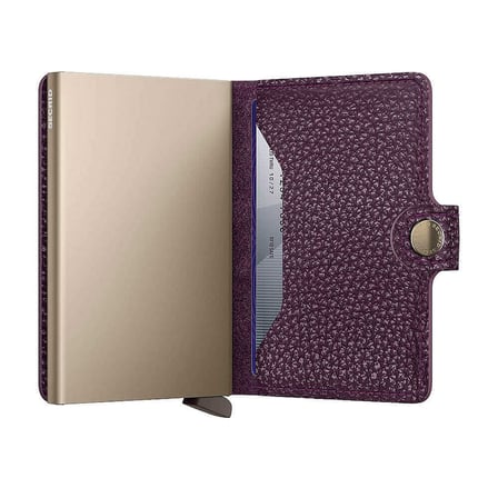 Secrid Miniwallet Pebble Kartlık Cüzdan, Mor