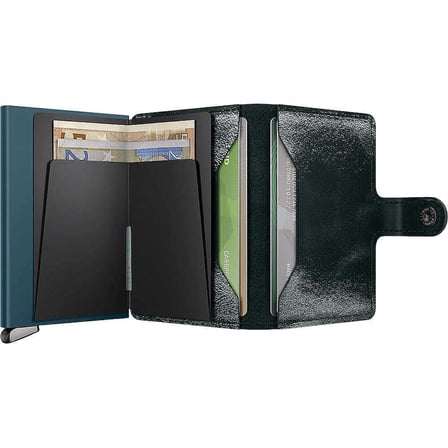 Secrid Premium Miniwallet+ Naplak Kartlık Cüzdan, Yeşil