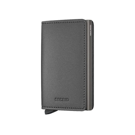 Secrid Slimwallet Matte Kartlık Cüzdan, Çelik