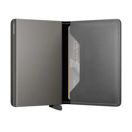 Secrid Slimwallet Matte Kartlık Cüzdan, Çelik