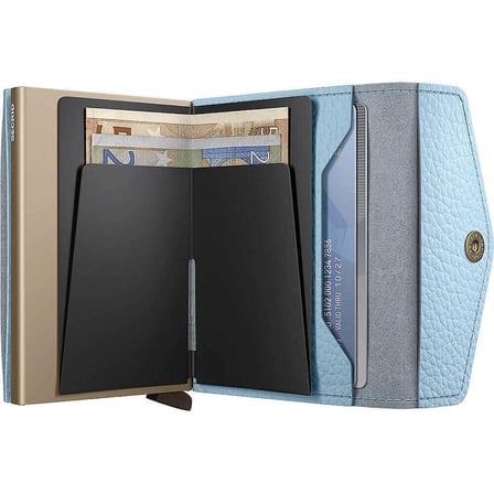 Secrid Envelope Wallet Pebble Kartlık Cüzdan, Buz Mavisi
