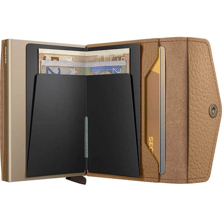Secrid Envelope Wallet Pebble Kartlık Cüzdan, Açık Kahve