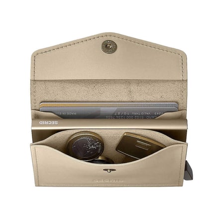 Secrid Envelope Wallet Original Kartlık Cüzdan, Bej