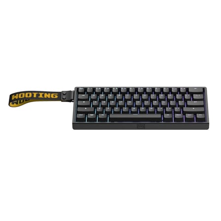 Wooting 60HE v2 Lekker Tikken Medium Hall Effect Manyetik Switch Gaming Klavye (WK3C-US1-TIK-BK1)