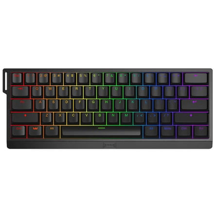 Wooting 60HE v2 Lekker Tikken Medium Hall Effect Manyetik Switch Gaming Klavye (WK3C-US1-TIK-ABK1)