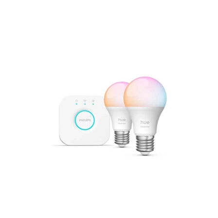 Philips Hue Essential 2'li E27 Ampul Başlangıç Seti 806 Lumen