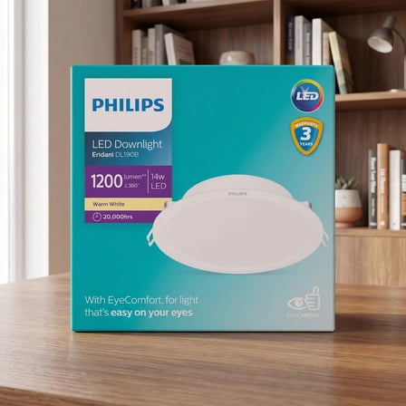 Philips Eridani DL190B 14w 150mm Delik Çapı 3000K Sarı Işık 1200Lümen Spot