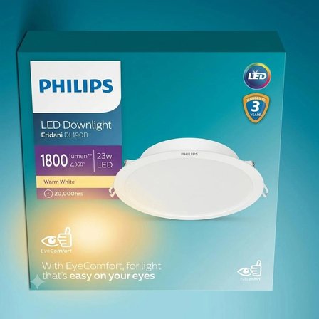 Philips 23w  led  1800 lumen  (3000K )  delik çapı 20cm dış çapı 22.5 cm  yükseklik 4cm