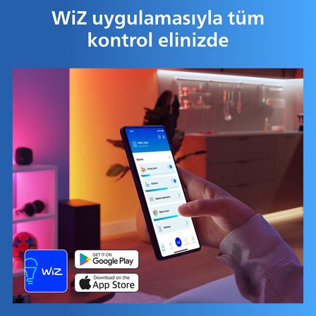 Philips Smart Lighting RGBIC Işık Barı 30 cm - Google Home, Alexa, HomeKit ve Matter uyumlu