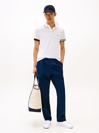 TOMMY HILFIGER FLAG CUFF SLIM FIT POLO Polo Yaka T-shirt