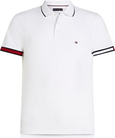 TOMMY HILFIGER FLAG CUFF SLIM FIT POLO Polo Yaka T-shirt