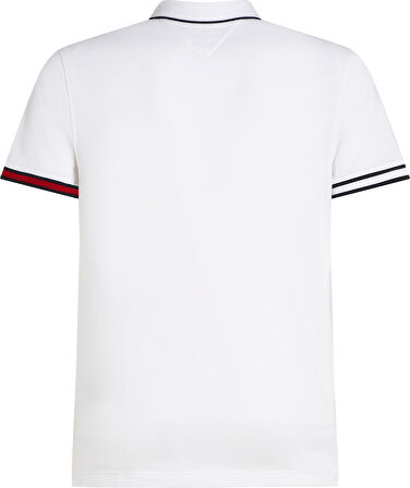 TOMMY HILFIGER FLAG CUFF SLIM FIT POLO Polo Yaka T-shirt