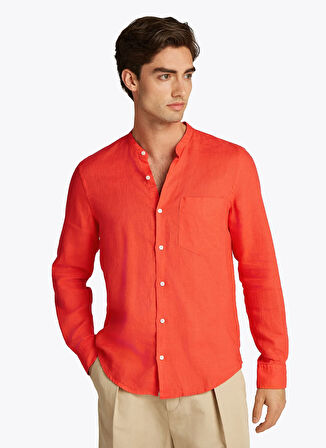 Tommy Hilfiger Turuncu Erkek Gömlek MW0MW38729SPP