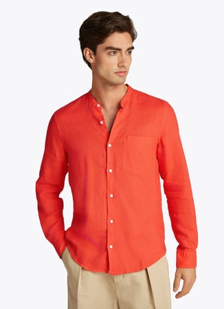 Tommy Hilfiger Turuncu Erkek Gömlek MW0MW38729SPP
