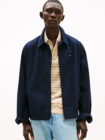 LIGHTWEIGHT COTTON IVY JACKET Erkek Mavi Ceket - MW0MW38715